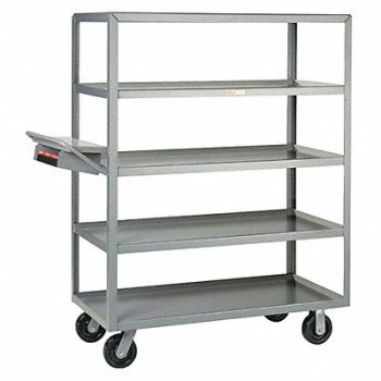 LITTLE GIANT Order-Picking Cart 3 600 lb Steel, 19G711
