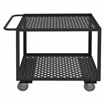GRAINGER APPROVED Metal Utility Cart 1 200 lb Steel, 19G831