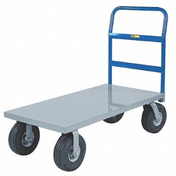 LITTLE GIANT Platform Truck 60x24 Pneumatic Wheels, 19G872