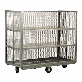 LITTLE GIANT Bulk Storage Cart 60x28 3 Shelves, 19G883