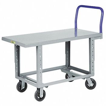 LITTLE GIANT Work Height Platform Truck 60inL x 30inW, 19G899