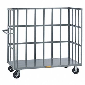 LITTLE GIANT Bulk Storage Cart Slat Sides 60x24, 19G912