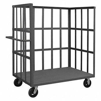GRAINGER APPROVED Open Portable Truck 1 Shelf 2000 lb., 19G914