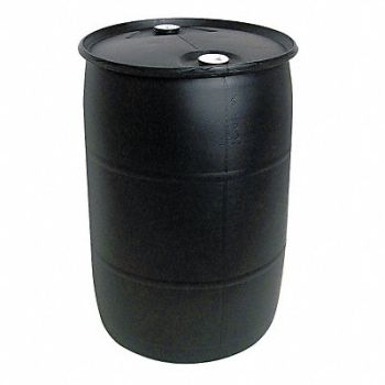 GRAINGER APPROVED Transport Drum Black 90mil, 19H062