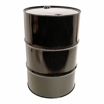 GRAINGER APPROVED Transport Drum Black 18ga 1.2mm, 19H067