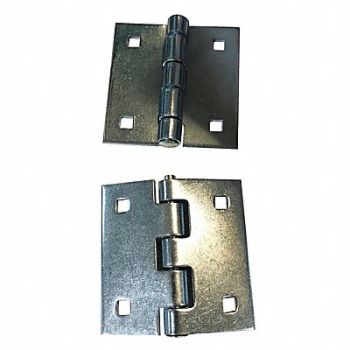 SAF-T-FENCE Angle Panel Connectors Zinc-Plated Steel, 19H255