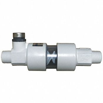 PULSAFEEDER Static Inline Mixer 1in PVC, 19H341