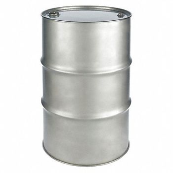 GRAINGER APPROVED Transport Drum Silver 16ga 1.5mm, 19K327