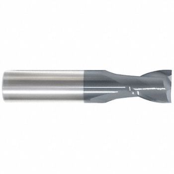 GRAINGER APPROVED Sq. End Mill Single End Carb 3/4, 19LA30