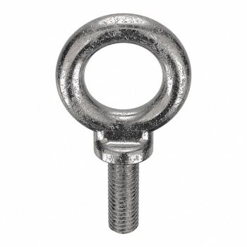 KEN FORGING Machinery Eye Bolt Shank D 1/4 in, 19L137