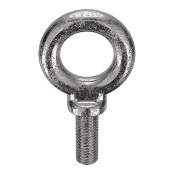 KEN FORGING Machinery Eye Bolt Shank D 3/8 in, 19L145