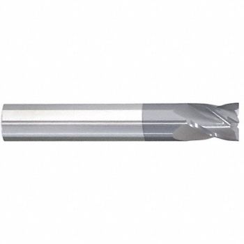 GRAINGER APPROVED Sq. End Mill Single End Carb 3/4, 19LA80