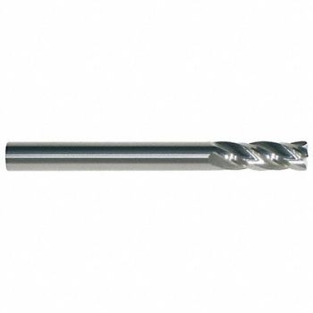 GRAINGER APPROVED Cor Rad End Mill 1/8 Carb 0.0100 rad, 19LG47
