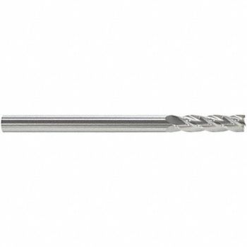 GRAINGER APPROVED Sq. End Mill Single End Carb 1/2, 19LL71