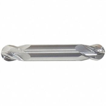 GRAINGER APPROVED Ball End Mill Single End 3/16 Carbide, 19LM85