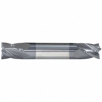 GRAINGER APPROVED Sq. End Mill Double End Carb 3/8, 19LU89
