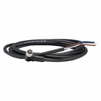 TELEMECANIQUE SENSORS Cordset 16.4 ft Black 250VAC/300VDC, 19MJ12