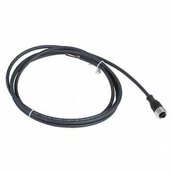 TELEMECANIQUE SENSORS Cordset 6.56 ft Black 250VAC/300VDC, 19MJ13