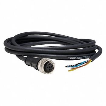 TELEMECANIQUE SENSORS Cordset 16.4 ft Black 250VAC/300VDC, 19MJ16
