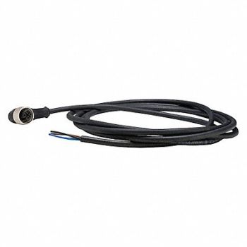 TELEMECANIQUE SENSORS Cordset 16.4 ft Black 250VAC/300VDC, 19MJ18