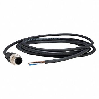 TELEMECANIQUE SENSORS Cordset 6.56 ft Black 250VAC/300VDC, 19MJ19