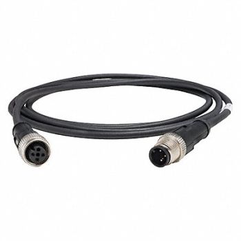 TELEMECANIQUE SENSORS Cordset 6.56 ft Black 250VAC/300VDC, 19MJ45
