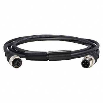 TELEMECANIQUE SENSORS Cordset 6.56 ft Black 250VAC/300VDC, 19MJ46