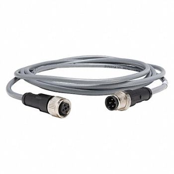 TELEMECANIQUE SENSORS Cordset 16.4 ft Gray 250VAC/300VDC, 19MJ51
