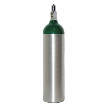 MERET PRODUCTS Medical Oxygen Cylinder 398L Aluminum, 19MM98