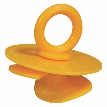 AURALEX Ceiling Anchor Mount 2-1/8 in W Plastic, 19MP50