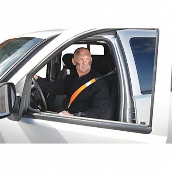 OCCUNOMIX Seatbelt Cover Hi-Visibility Orange, 616Z74