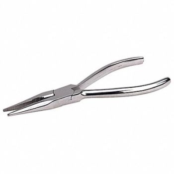 AVEN Needle Nose Plier 6 L Serrated, 19MR86