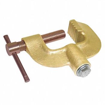 GRAINGER APPROVED Ground Clamp 1/0 to 3/0 AWG Brass, 19N771