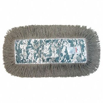 TOUGH GUY Dust Mop Green Cotton/Kevlar/Nylon/Rayon, 19N835