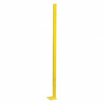 GRAINGER APPROVED Corner Post 6 ft Yellow, 19N877