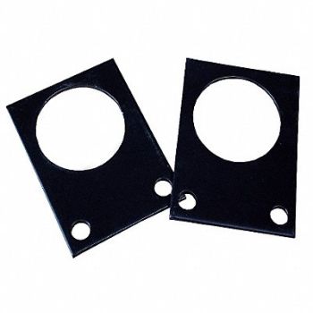 PINNACLE Scale Floor Anchor Plate Black 6 in PK2, 19ND60