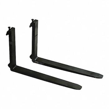 GRAINGER APPROVED Forklift Forks 60 in L. 5000 lb PR, 19ND79