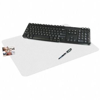ARTISTIC Desk Pad Clear PVC 24 in x 38 in x 1mm, 19NU46