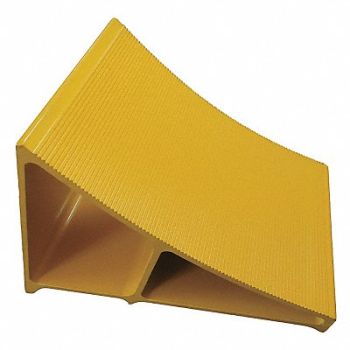 GRAINGER APPROVED Wheel Chock.Alum W 7 In H 8 In, 19P542