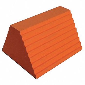 GRAINGER APPROVED Wheel Chock Urethane W 9-1/4 In H 6 In, 19P545