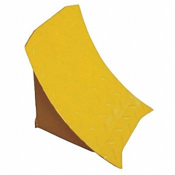 GRAINGER APPROVED Wheel Chock Steel W 7-5/8 In H 9 In, 19P548