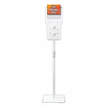 BEST SANITIZERS INC. Hand Sanitizer Floor Stand 1250mL White, 19RC58
