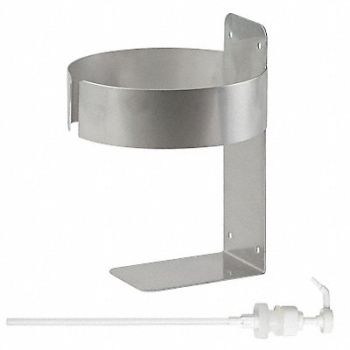 BEST SANITIZERS INC. Gallon Wall Bracket 7in. H x 9in. W ST, 19RC74