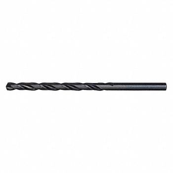 MILWAUKEE Drill Bit 3/16 in Black Oxide, 19RK24
