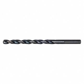 MILWAUKEE Drill Bit 7/32 in Black Oxide, 19RK26