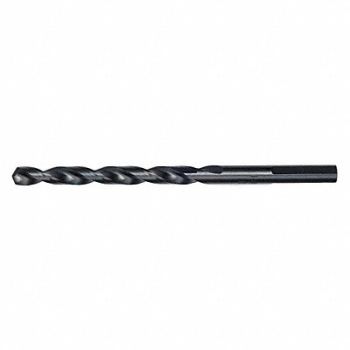 MILWAUKEE Drill Bit 15/64 in Black Oxide, 19RK27