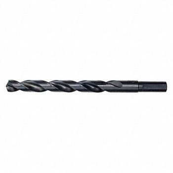 MILWAUKEE Drill Bit 27/64 in Black Oxide, 19RK39