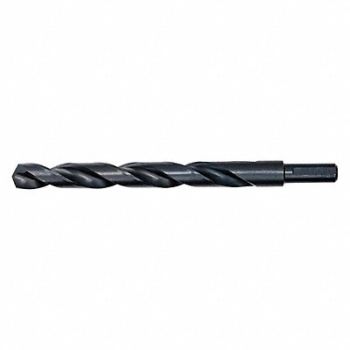 MILWAUKEE Drill Bit 1/2 in Black Oxide, 19RK44