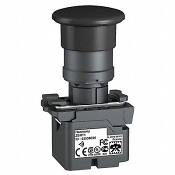 SCHNEIDER ELECTRIC Push Button with Transmitter Black 22mm, 19RT32