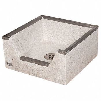 TERRAZZO-WARE TerrazzoWare MopSink Squr 20inx20inx4in, 19RU56
